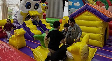 Gölcük'te çocuklar ara tatilde eğlendi