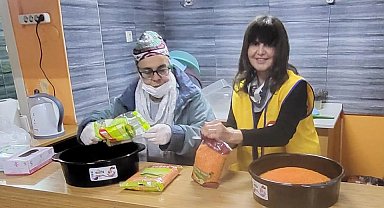 İzmir Artemis Lions'tan 200 aileye sıcak çorba