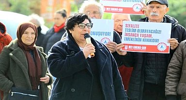 İzmir Karabağlar'da emeklilerden güçlü mesaj