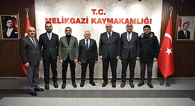 Kayseri Büyükşehir'den kaymakamlara ziyaret