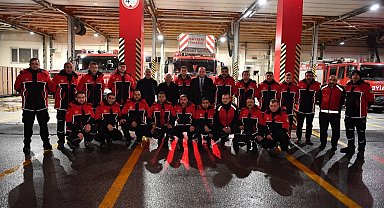 Kayseri itfaiyesinden gurur dolu tablo