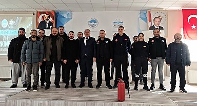 Kayseri itfaiyesinden iki ilçede afet yönetim eğitimi