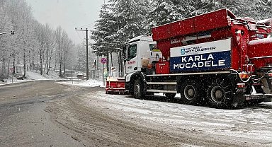 Kocaeli Büyükşehir'den kar teyakkuzu