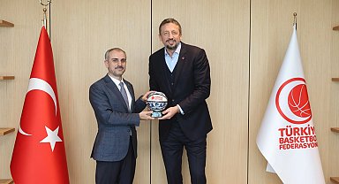 Kocaeli Çayırova'dan Basketbol Federasyonu'na ziyaret