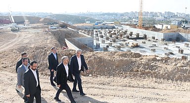 Kocaeli'de Çayırova Devlet Hastanesi'nde çalışmalar tüm hızıyla sürüyor