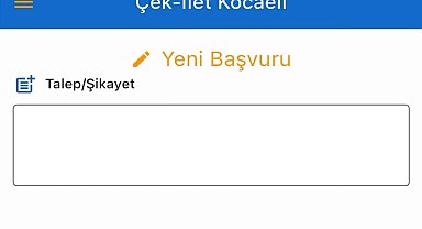 Kocaeli'de 'Çek İlet'e 5 binin üzerinde talep iletildi