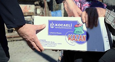 Kocaeli'de 'Gönül Kazan' ile sofralara sıcak yemek
