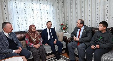 Kocaeli'de ilk ziyaret şehit ailelerine yapıldı