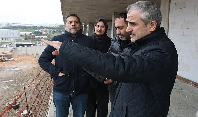 Koceli'de Spor Lisesi'nde inşaat hızla sürüyor