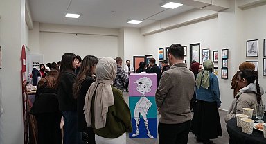 Konya'da Lise Medeniyet Akademileri'nde dönem sonu sergisi