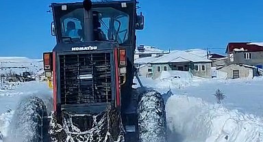 Malatya'da karla mücadele seferberliği​​​​​​​