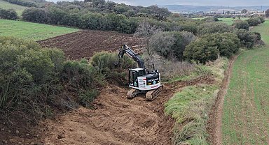 Manisa Büyükşehir tarım arazilerini taşkınlara set oluyor