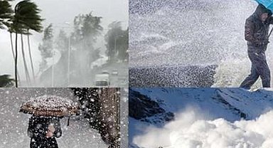 Meteoroloji'den kuvvetli yağış ve fırtına uyarısı