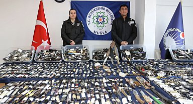 Muğla otogarlarında sıkı güvenlik... 2 bin 520 kesici alet ele geçirildi