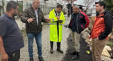 Muğla'da yaşanan afet sonrası inceleme