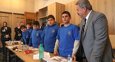 Mustafa Palancıoğlu Sanat Melikgazi'de öğrencilerle buluştu