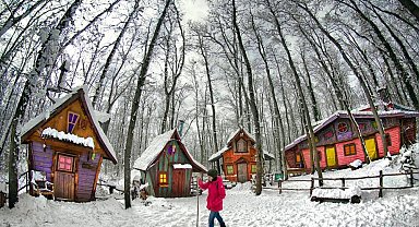 Ormanya'da kartpostallık kış manzaraları