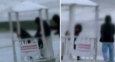 Samsun Sahilinde Skandal Anlar