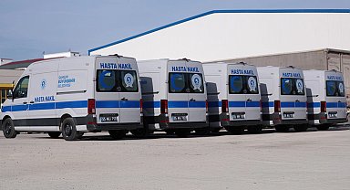 Samsun'da hasta nakil aracı sevinci