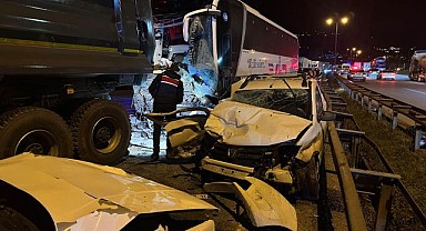 Sapanca’da Feci Kaza