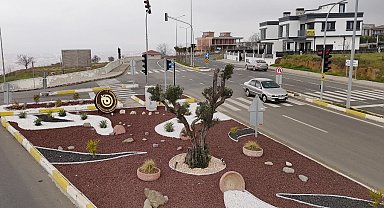 Tekirdağ'ın cadde ve kavşaklarına iklim dostu dokunuş