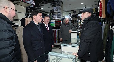 Tokat'ta Başkan Yazıcı'dan esnaf ziyareti