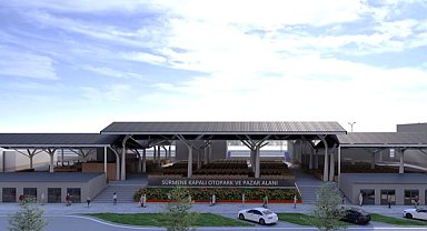 Trabzon Sürmene'ye modern pazar yeri ve kapalı otopark