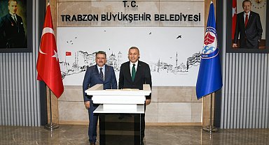 Trabzon Valisi Şahin'den Büyükşehir'e ziyaret