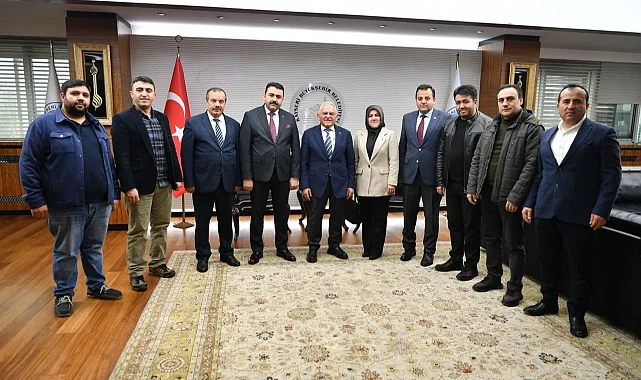 TUSAŞ heyetinden Başkan Büyükkılıç'a ziyaret
