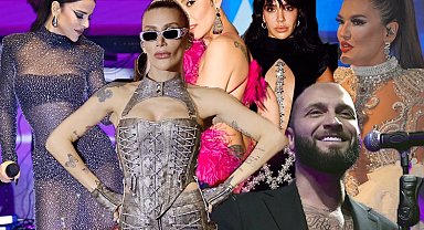 Ünlü isimler yeni yılı sahne ışıkları altında karşıladı