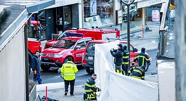 Yeni Yıl İsviçre’de Yangınla Başladı