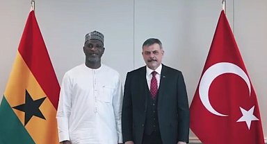 Bakan Çiftçi, Ganalı mevkidaşını ağırladı