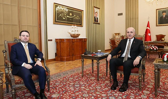 Bakan Gürlek'ten TBMM Başkanı Kurtulmuş'a ziyaret