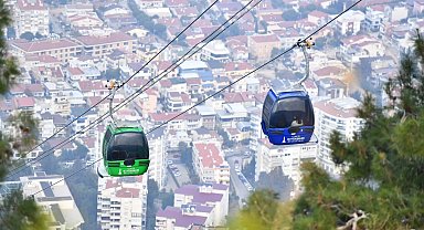 Balçova Teleferik Tesisleri periyodik bakıma alınıyor