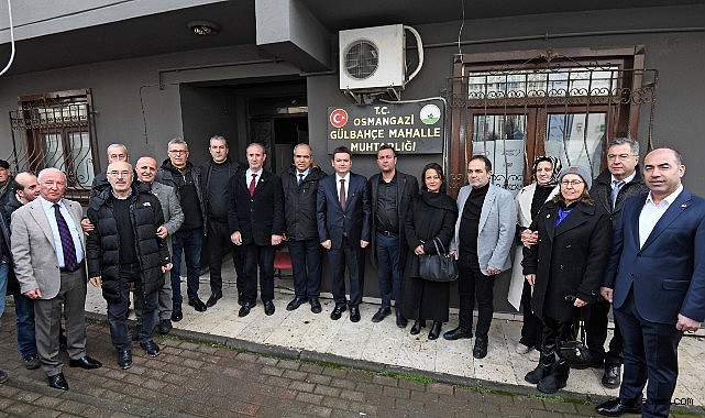 Başkan Aydın Gülbahçe’de Vatandaşla Buluştu