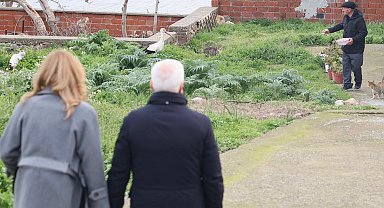 Başkan Bozbey'den Yaren Leylek'e ziyaret