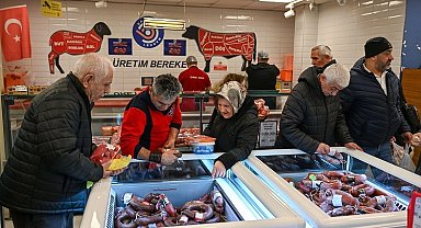 Başkent Market'te et satışı tam gaz