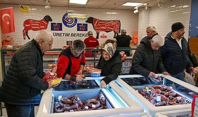 Başkent Market'te et satışı tam gaz
