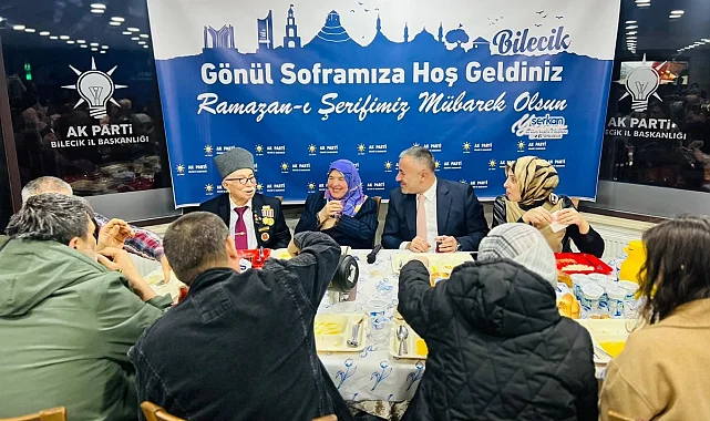 Bilecik'te şehit aileleri ve gaziler aynı sofrada buluştu
