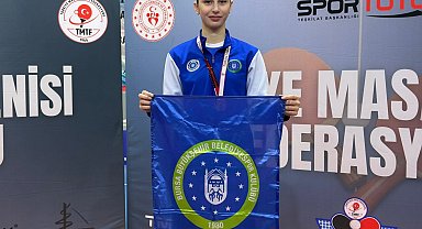 Bursa Büyükşehirli sporcu Özge Yılmaz Türkiye üçüncüsü