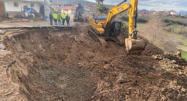 Bursa'da Heyelan ve Göçüklere Müdahale