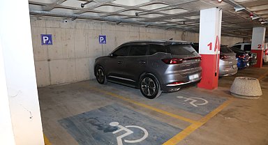 Bursa İnegöl'de engelli otoparklarda sesli uyarı sistemi