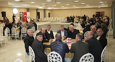 Bursa Yenişehir'de muhtarlarla dayanışma yemeği