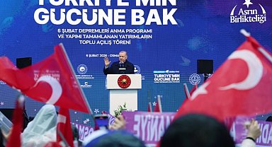 Cumhurbaşkanı Erdoğan: 86 milyon olarak küllerimizden yeniden doğduk