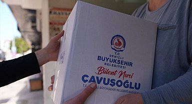 Denizli Büyükşehir ile ramazan bereketi kapı kapı yayılıyor