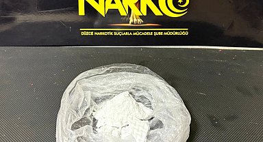 Düzce'de 55 gram kokain ele geçirildi
