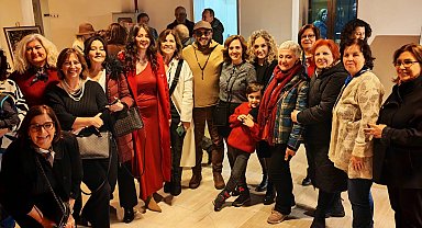 İstanbul Bakırköy'de kursiyerlerden karma resim sergisi