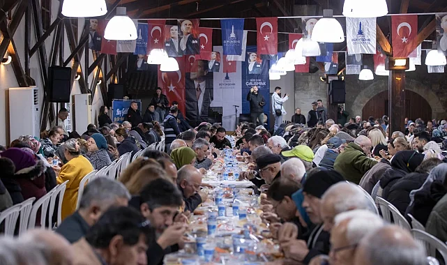 İzmir Büyükşehir Tire'de sofra kurdu
