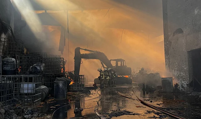 İzmir Torbalı'daki fabrika yangını kontrol altında
