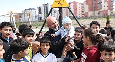Kayseri Kocasinan'da park ve bahçelere kış bakımı
